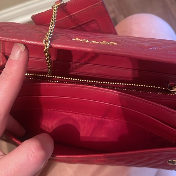 Prada Red Quilted Leather Wallet - Picture 4 of 5